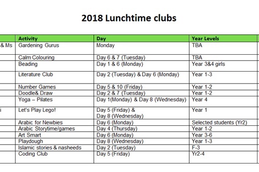 Junior School: Lunchtime Clubs